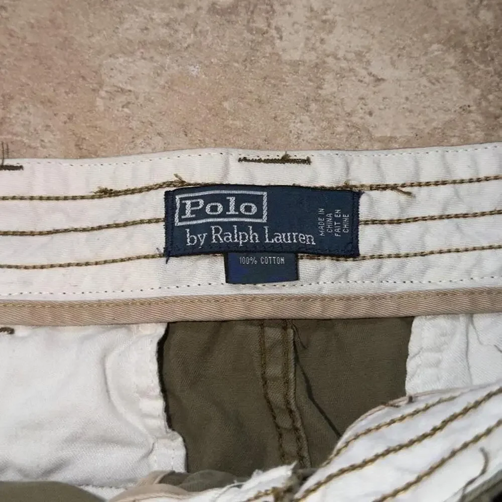 Polo by Ralph Lauren Green Cargo Shorts - Size 34